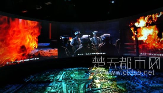 光影再现武昌首义。图片来源：楚天都市网