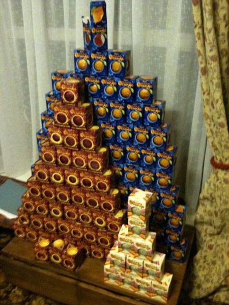 成堆的巧克力已不再稀奇，似乎家家如此。